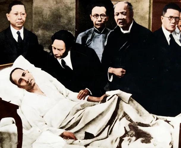 这种历史性的画面，在人类历史上并不多见。我上次见到的一幅，应该是林肯去世前的照片