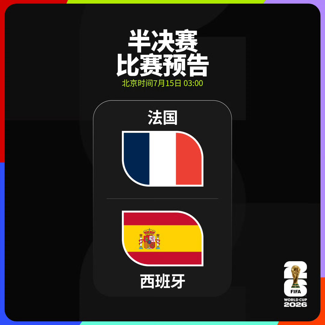 法国Vs西班牙。法国队的打法是防守反击。西班牙队打得是进攻型传控。就比赛而言，谁
