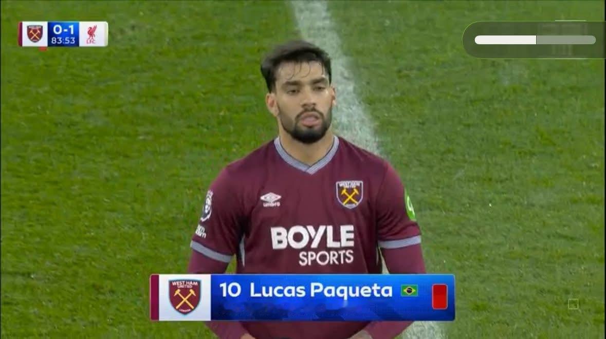 早前受到賭波指控嘅盧卡斯柏基達喺日前嘅英超聯賽事中因與球證不斷理論而被出示紅牌驅