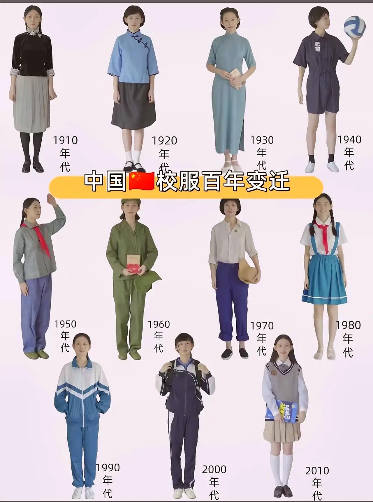 感觉还是1920年代的校服好看
