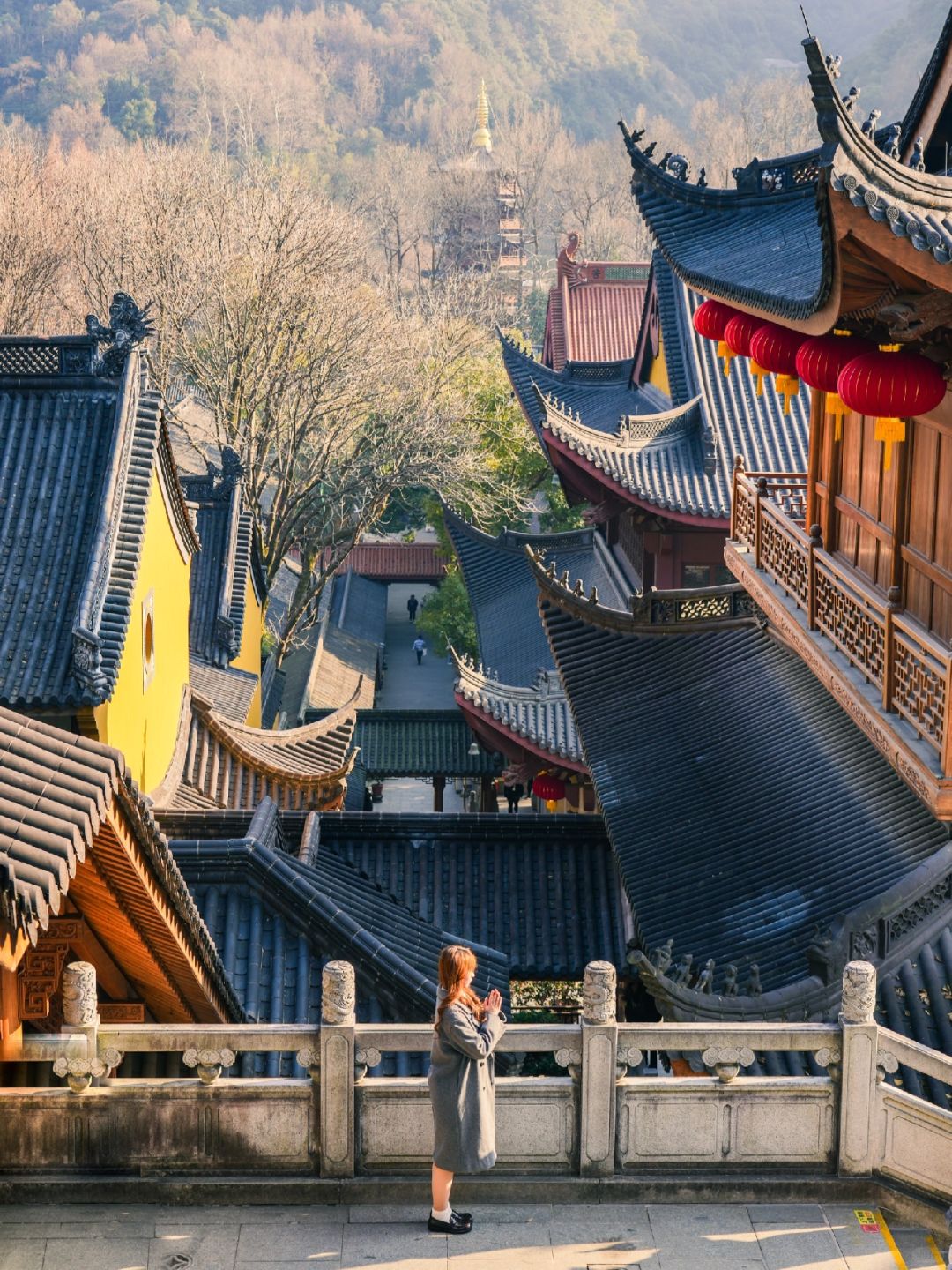 杭州新年祈福⛩️｜“先法喜寺后灵隐，半天逛完”