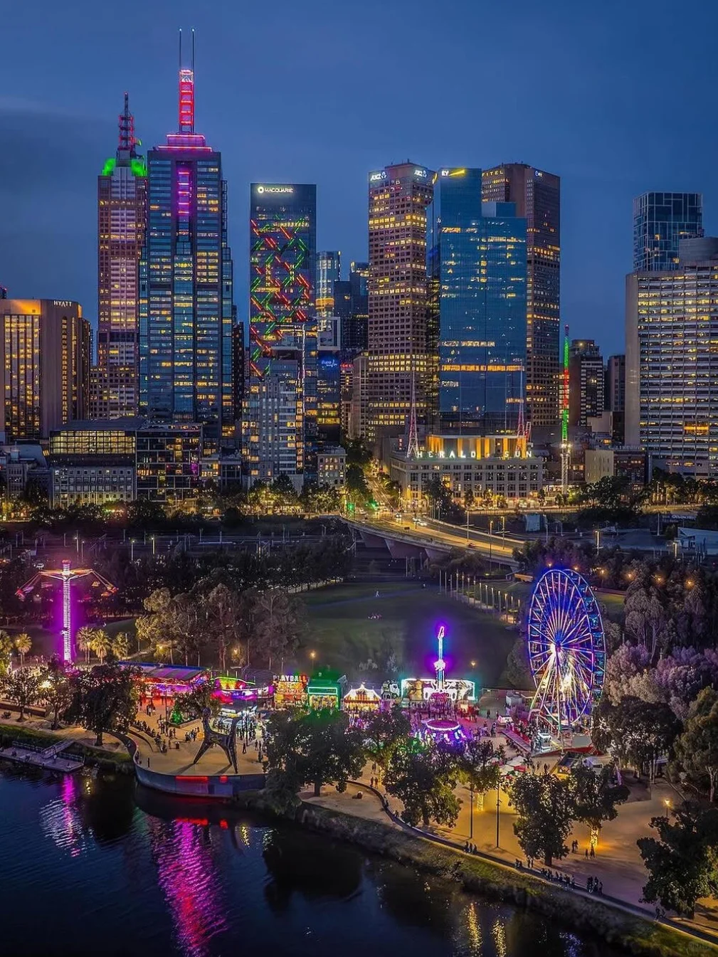 Melbourne🌃这就是小说里的A市本市吧❗️