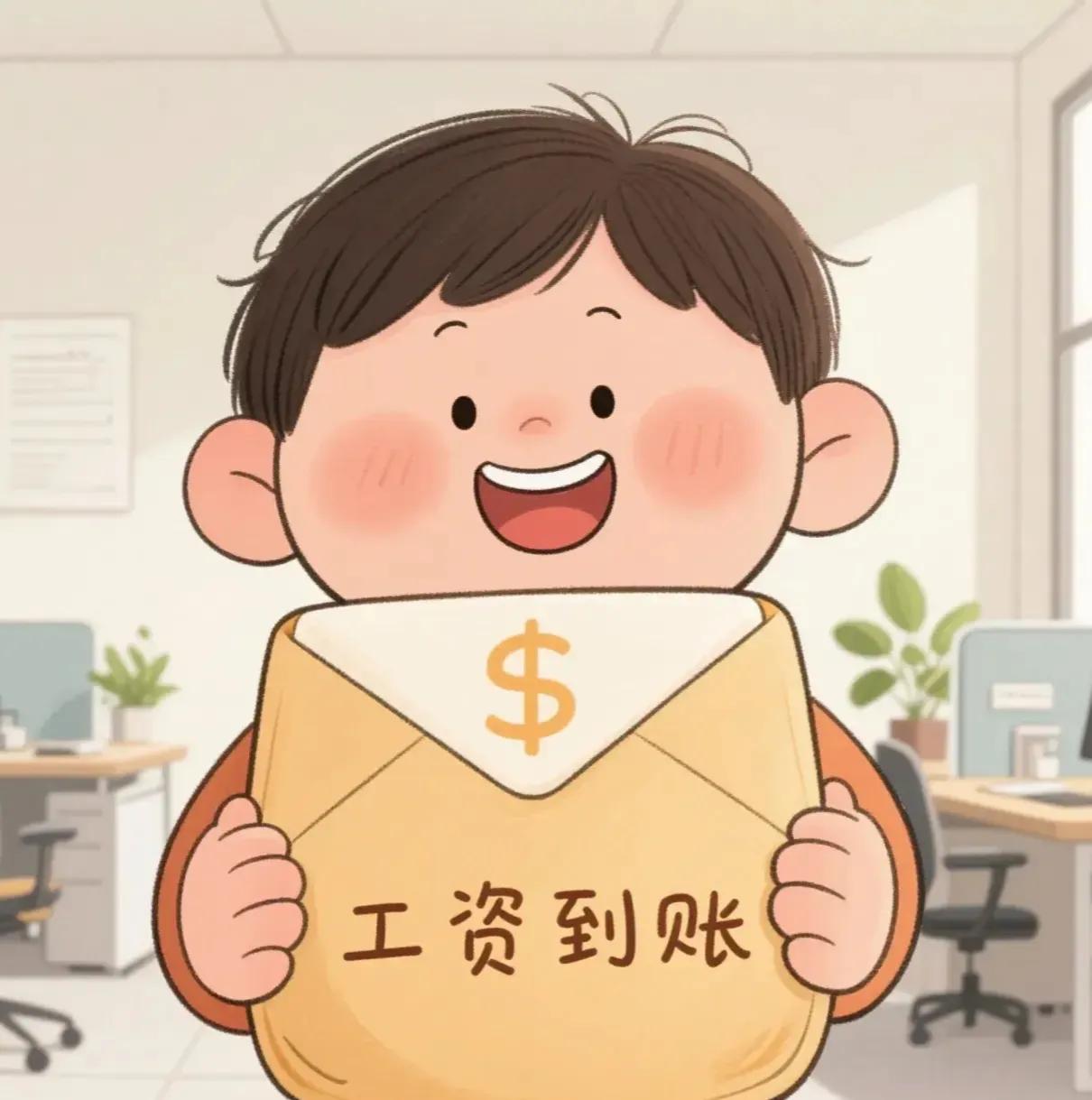 昨天发了上个月的工资，到手9300多块钱，工资到账之后，我把它分成了五部分。
第