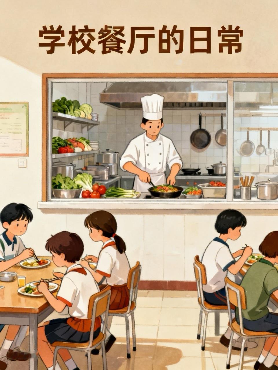 我原来工作的学校，有个厨师长，年纪轻轻的，业务不错，话不多，活不少干。  
那时