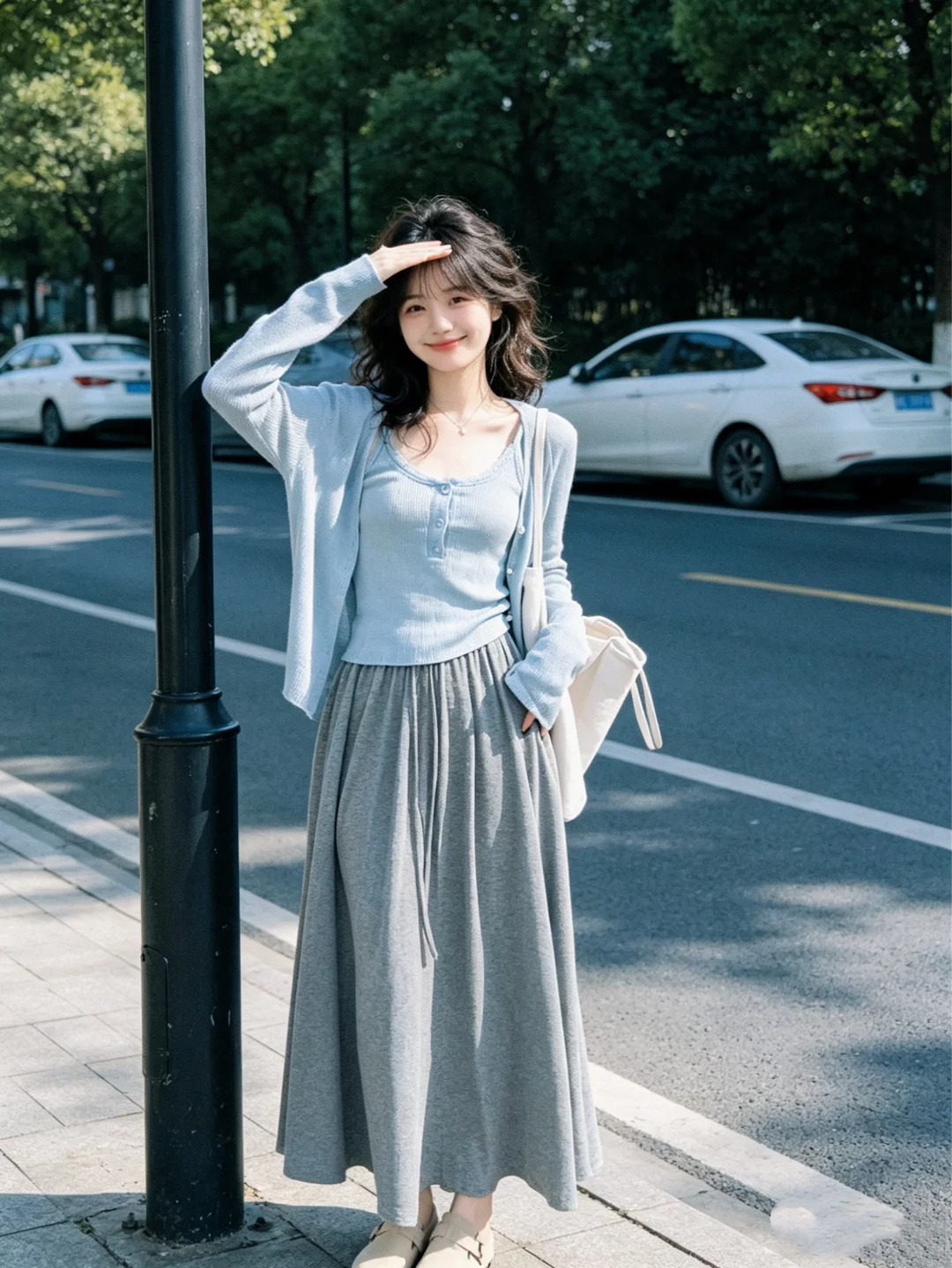 春天就这么穿，清爽又干净~