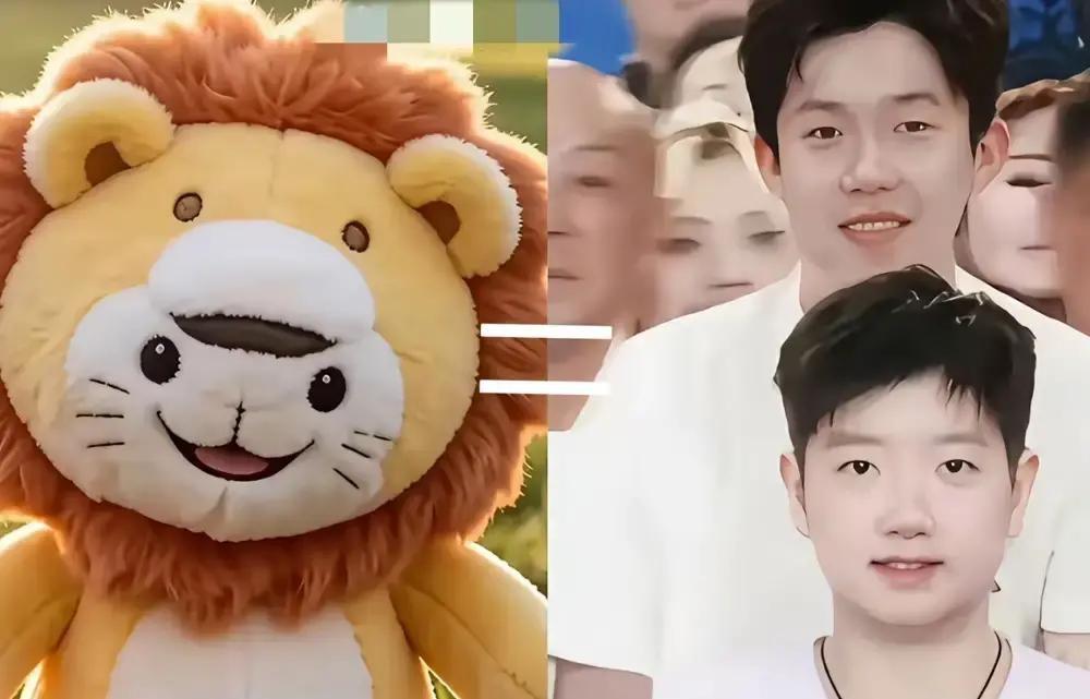 王楚钦把小狮子取名HOHO，原来是他爸二十年前在球馆吼他的暗号。
小时候他蹲地捡