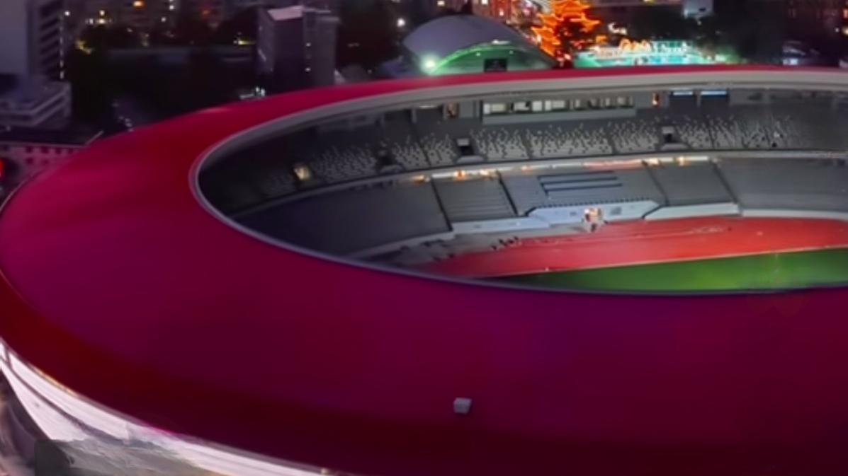 🔥昆明人速看！拓东体育馆全新升级，66年老馆重生！外立面焕新为白孔板+红顶，座