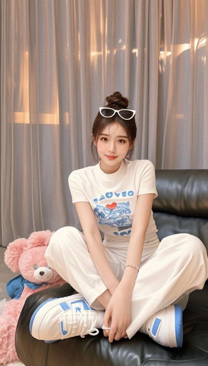 休闲居家照 原来ai写真可以这么美 人生总得有一套ai写真吧 谁拍谁好...