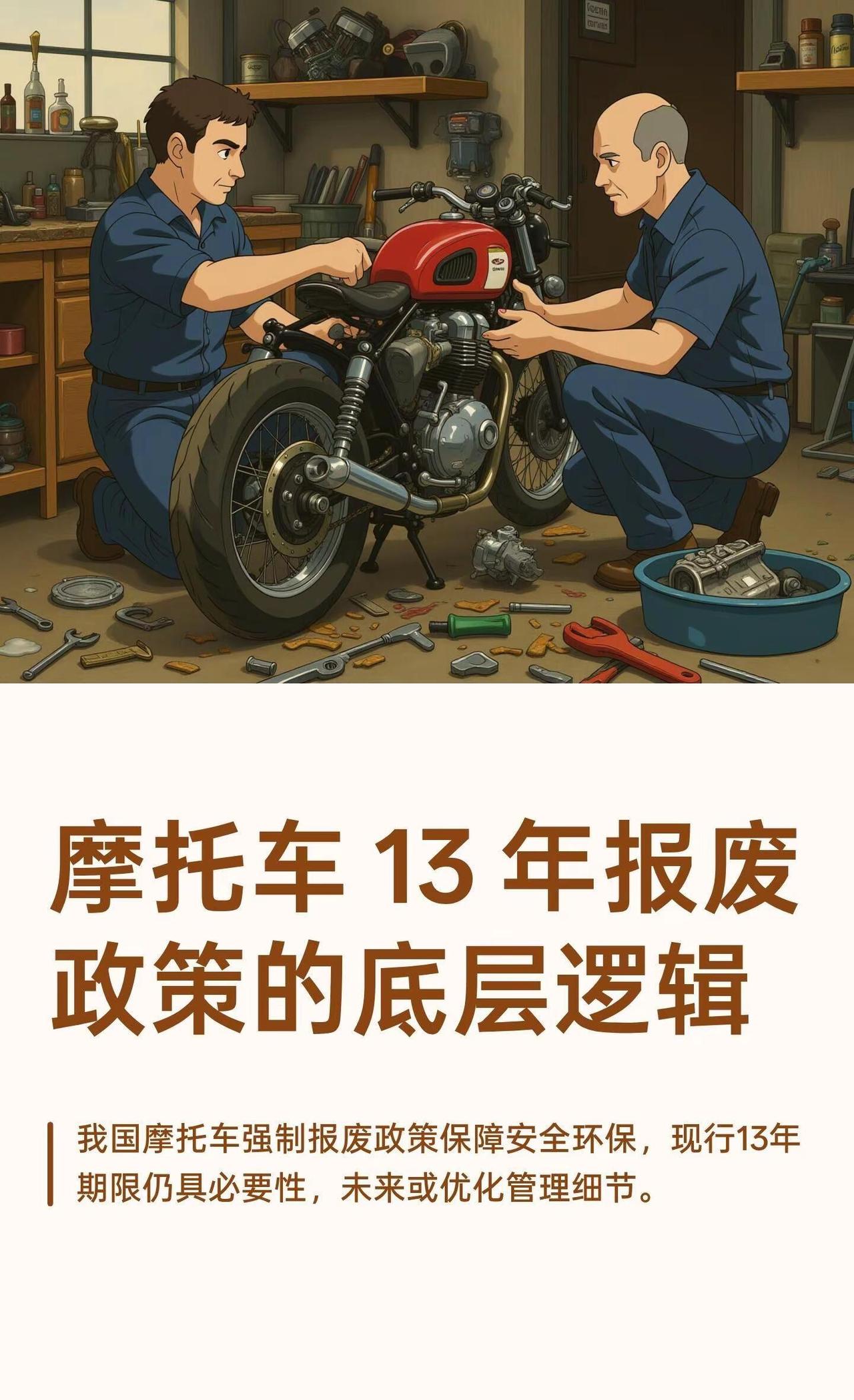 摩托车 13 年报废政策的底层逻辑。摩托车 13 年报废政策的底层逻辑机车 摩托