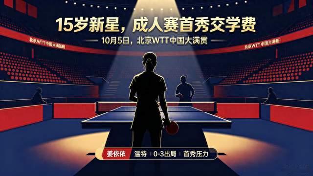 15岁国乒新星惨败！输的不是天赋
