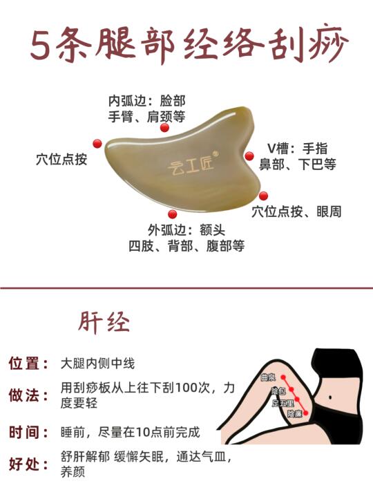 10分钟腿部刮痧，躺着瘦不是梦！