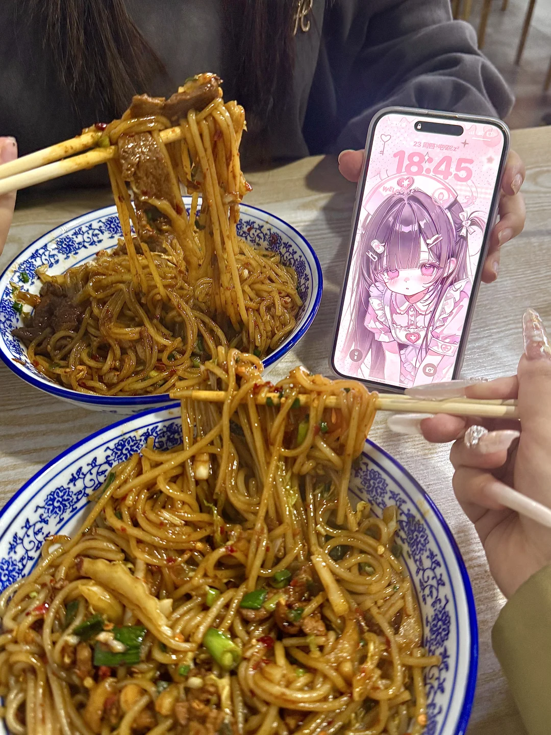 晚上还要和朋友跑上饶县嗦粉……