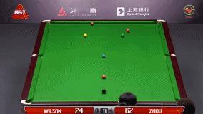5-0！周跃龙一杆斯诺克，威尔逊解球“跑空”投子认负！
北京时间7月17日，斯诺