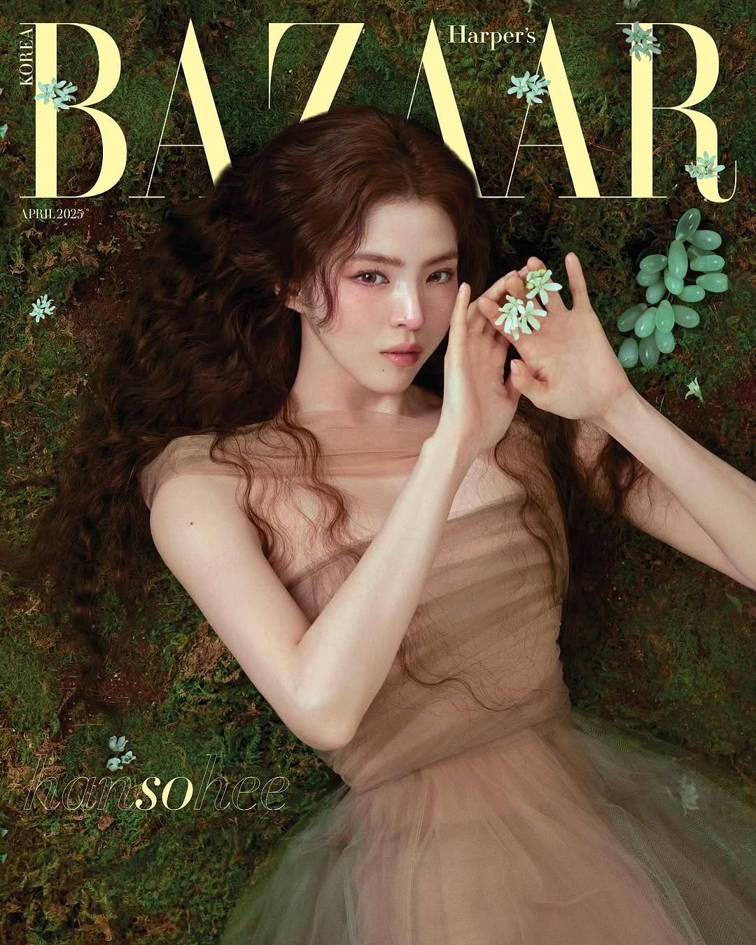 BAZAAR KOREA 4月刊封面人物 韩素希迪奥这个月不少推 ​​​