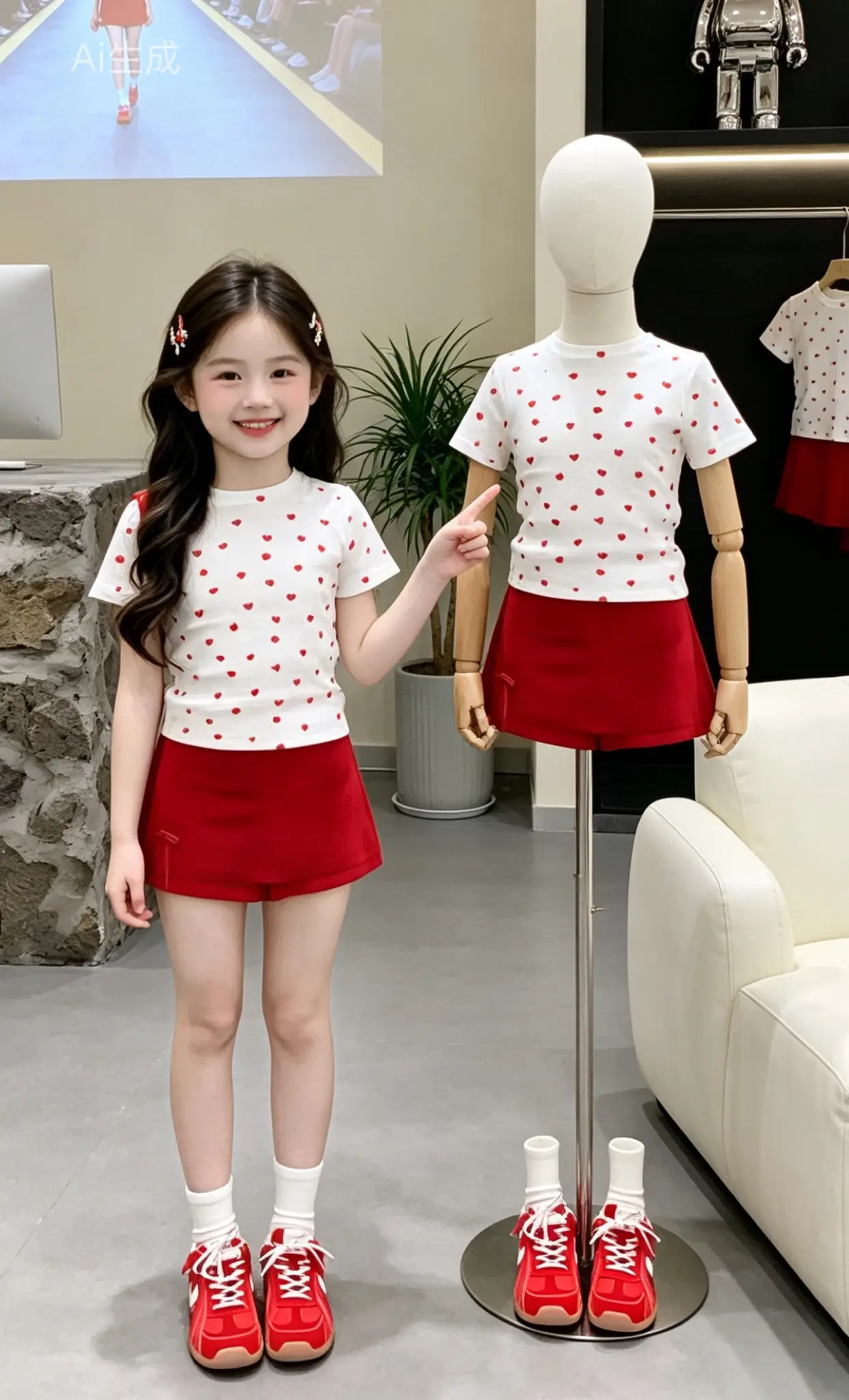 女童夏季ootd 甜美夏日童装
