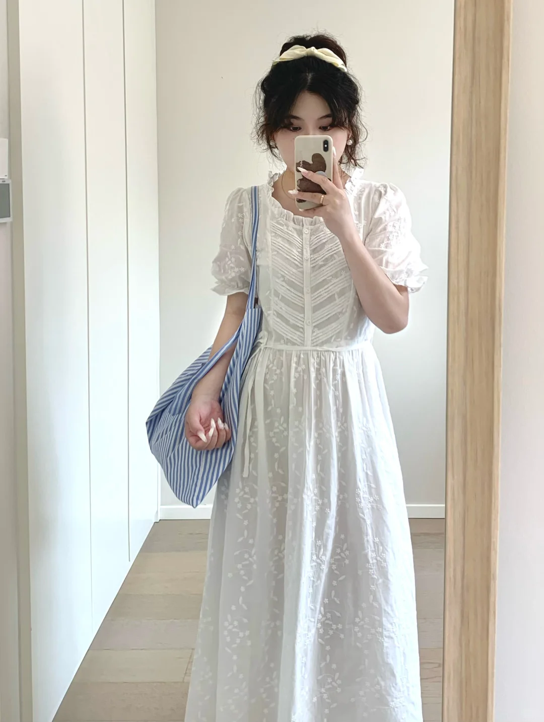 🥛复古甜美的小白裙！好公主