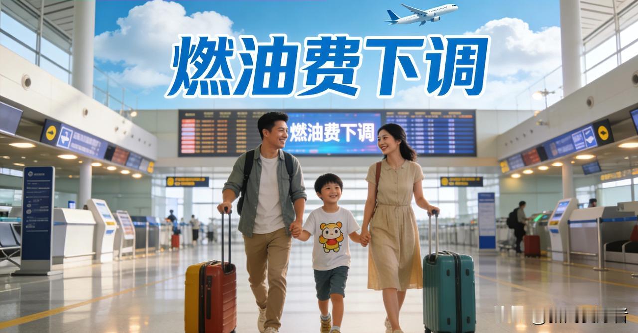 好消息！2026年1月5日起，国内机票燃油附加费大幅下调
 
据央广网、环球网等