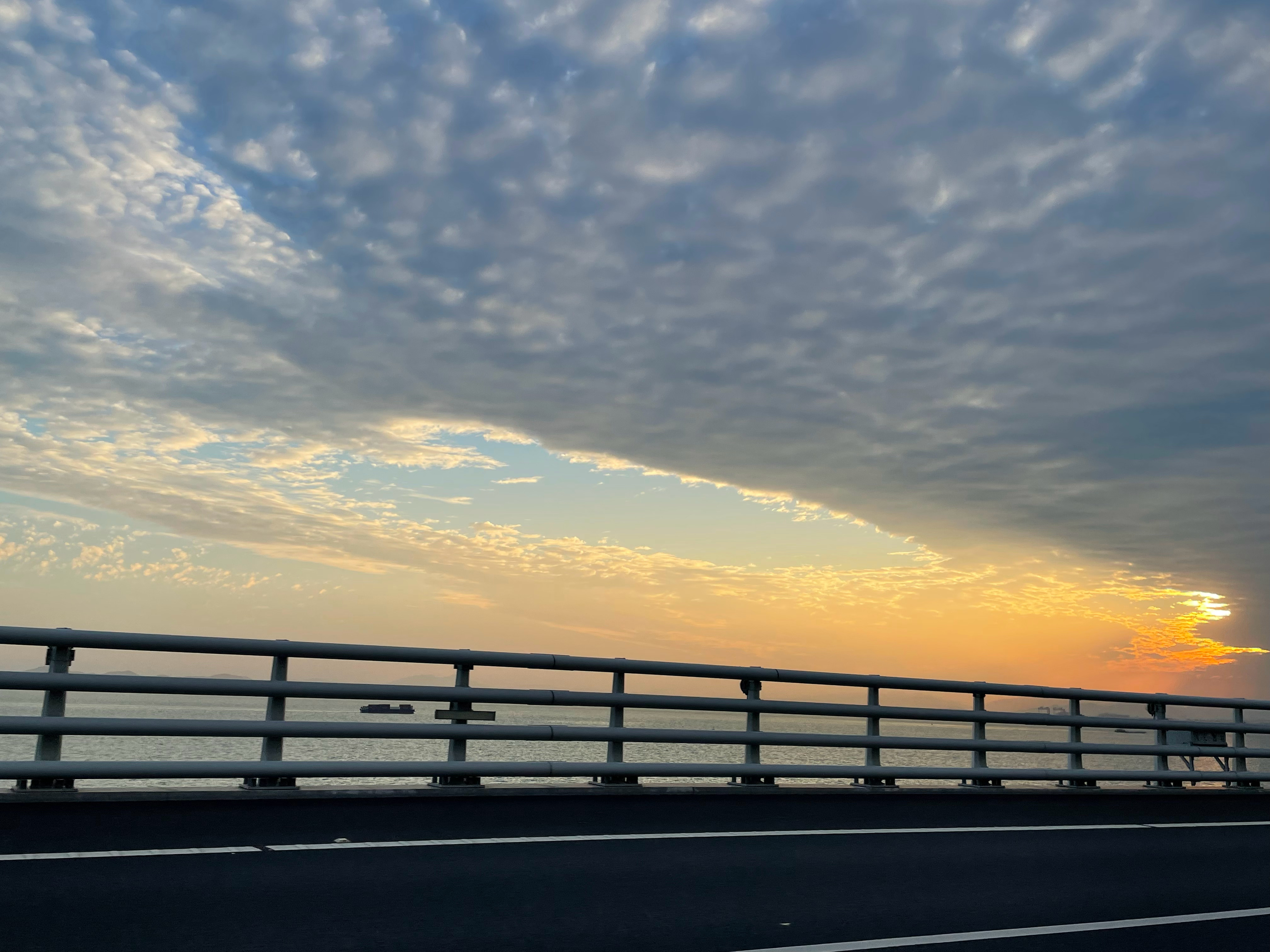 又来深中通道看风景了