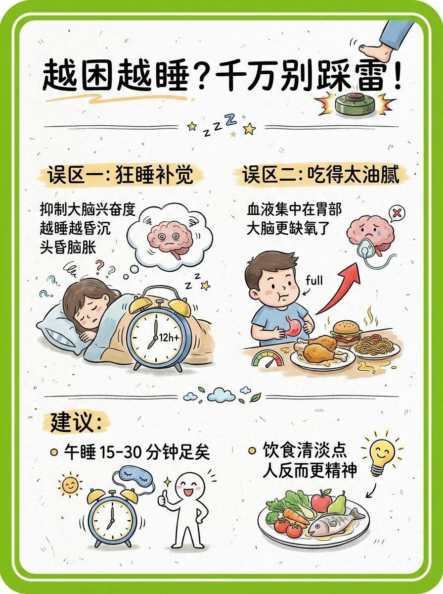 为什么春天容易困？多吃“升发”食物🌱 最近是不是总觉得睡不醒？明明睡够了8小时