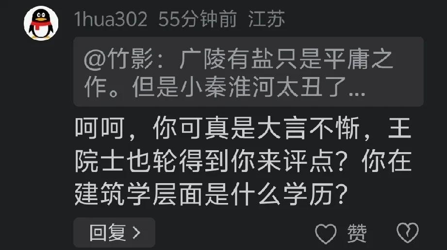 网友们纷纷批评东南大学王建国院士团队改造的扬州小秦淮河两岸项目不伦不类、一言难尽