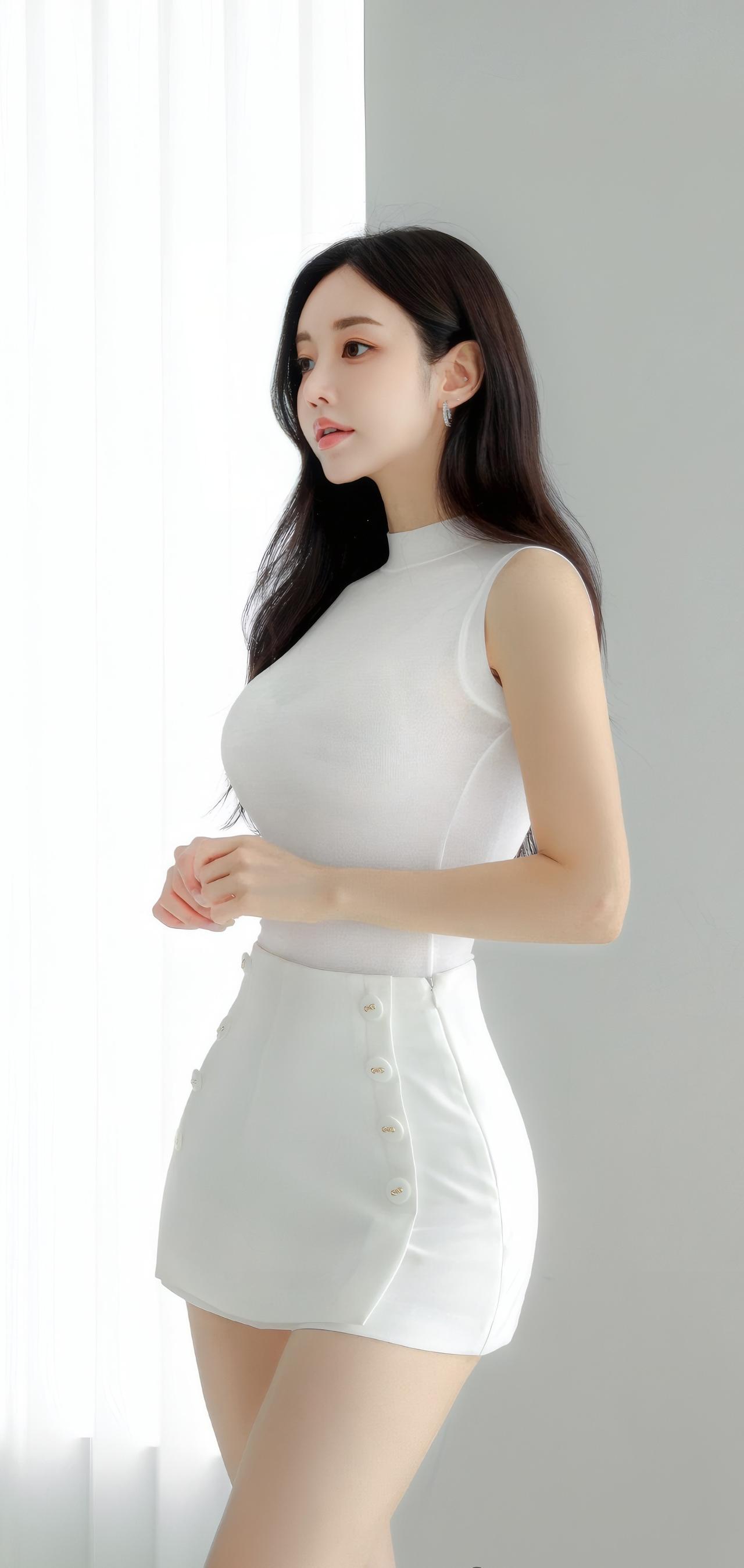 优雅白裙，清新自然，少女心满满！🌸💕