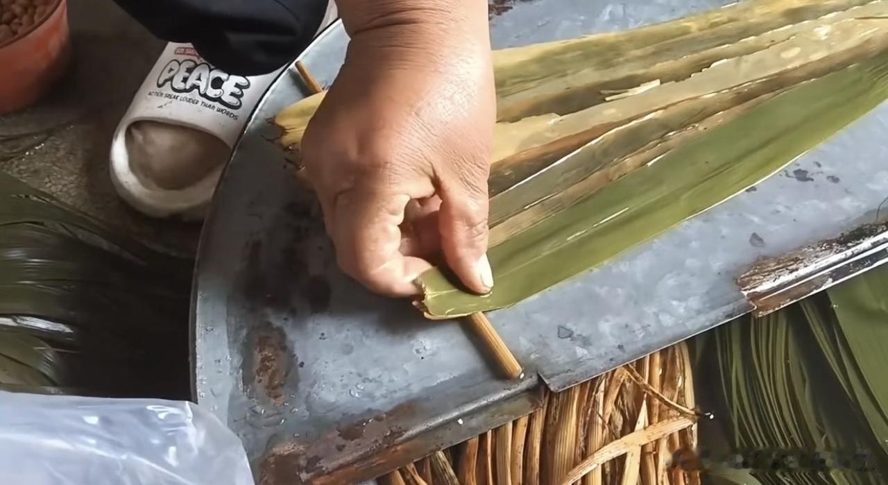 【端午节，姐姐拉我衣襟留我吃粽子】
我今天去姐姐家一趟，姐姐正在包粽子。临走的时