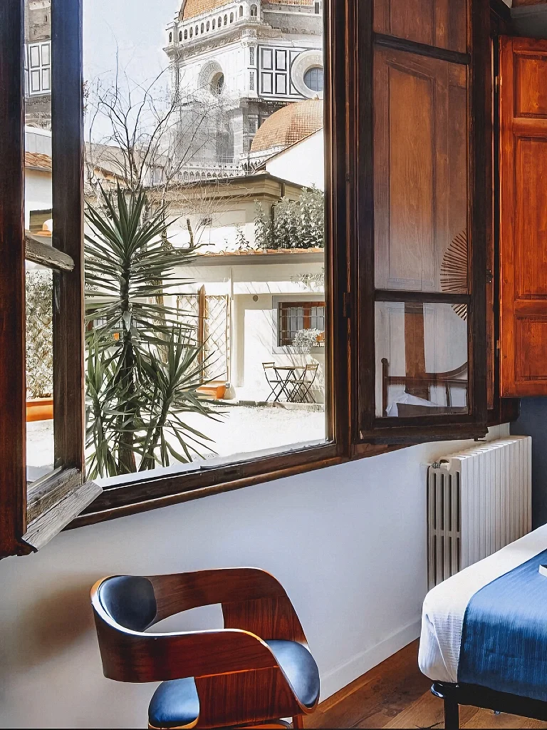 佛罗伦萨小惊喜🇮🇹民宿卧室能看圣母百花！