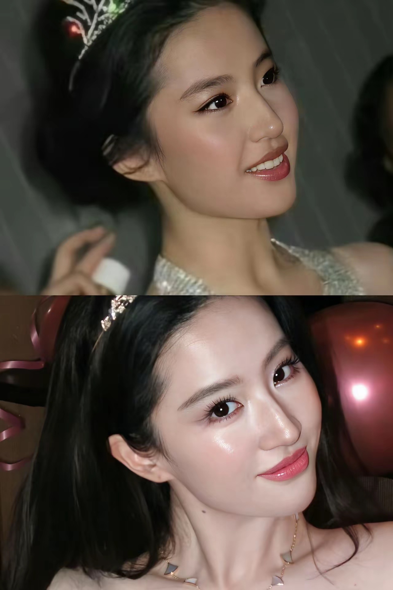 请问这有什么区别啊 反而呢 更美了 ​​​