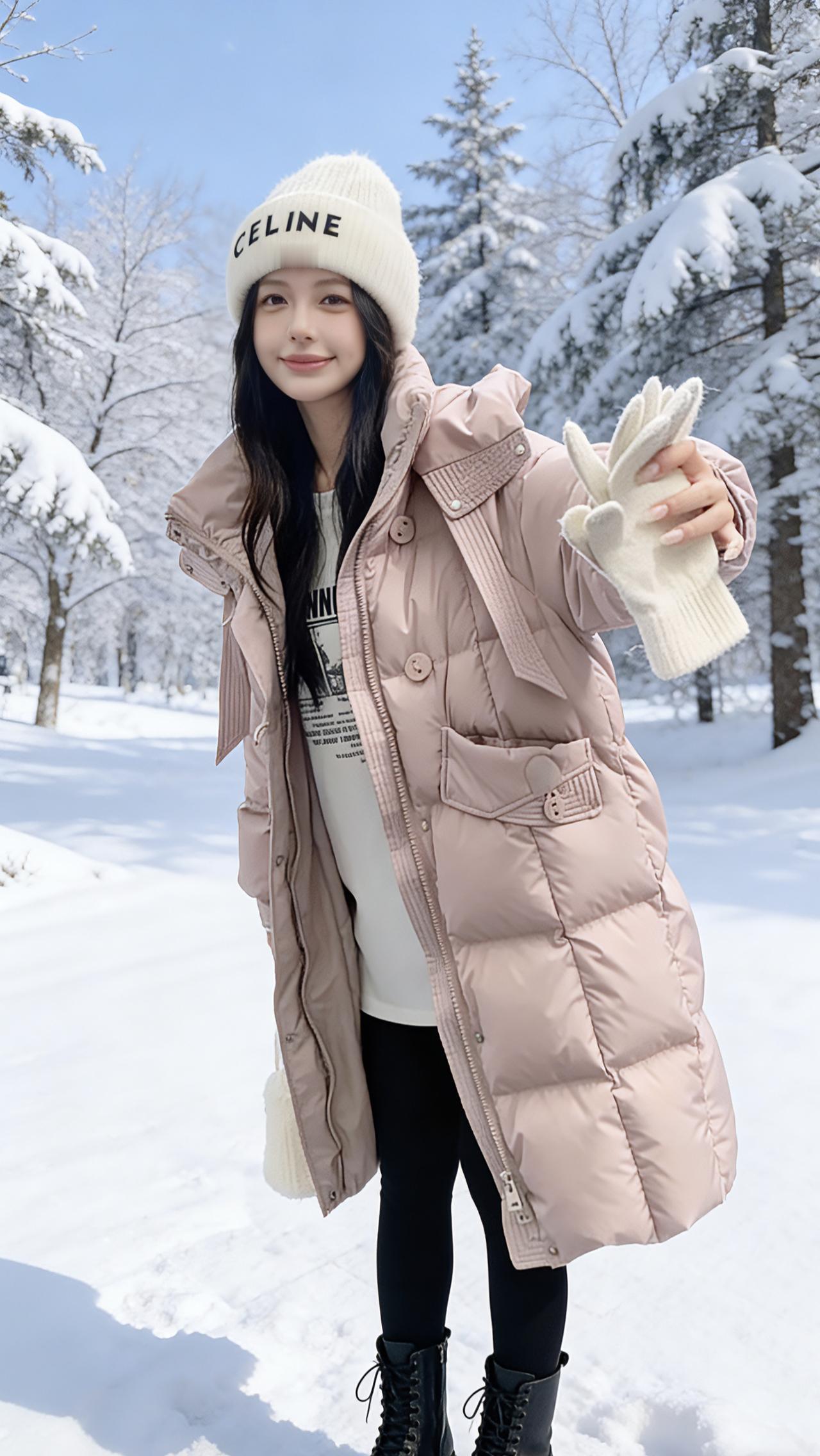 爱了爱了 棉服女装穿搭 这个冬天不怕冷 棉服也能穿出时尚感