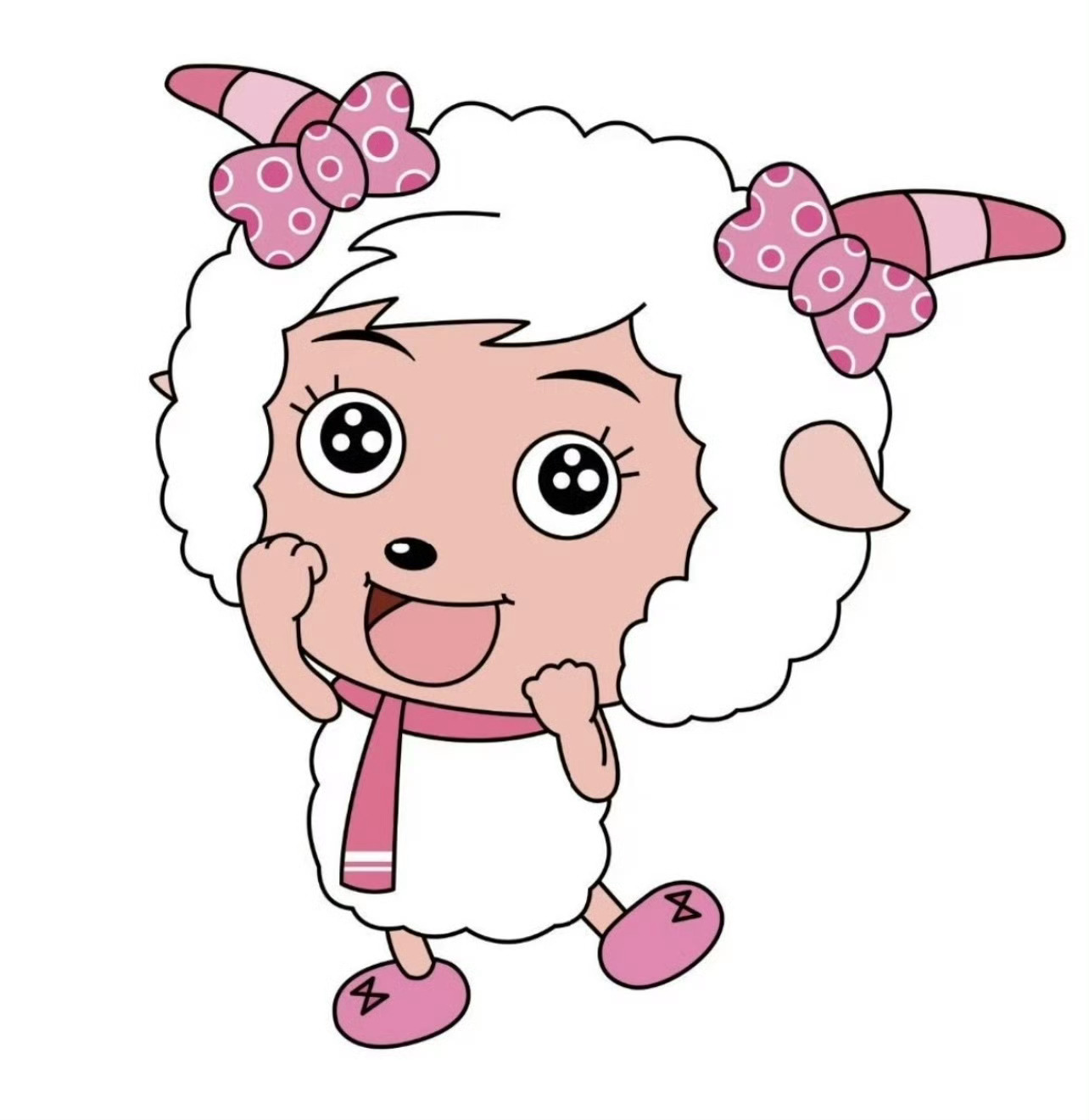喜羊羊 擦边这不是敏感是敏锐 早期喜羊羊动画片里每只羊都是羊毛包裹 仅有装饰的区