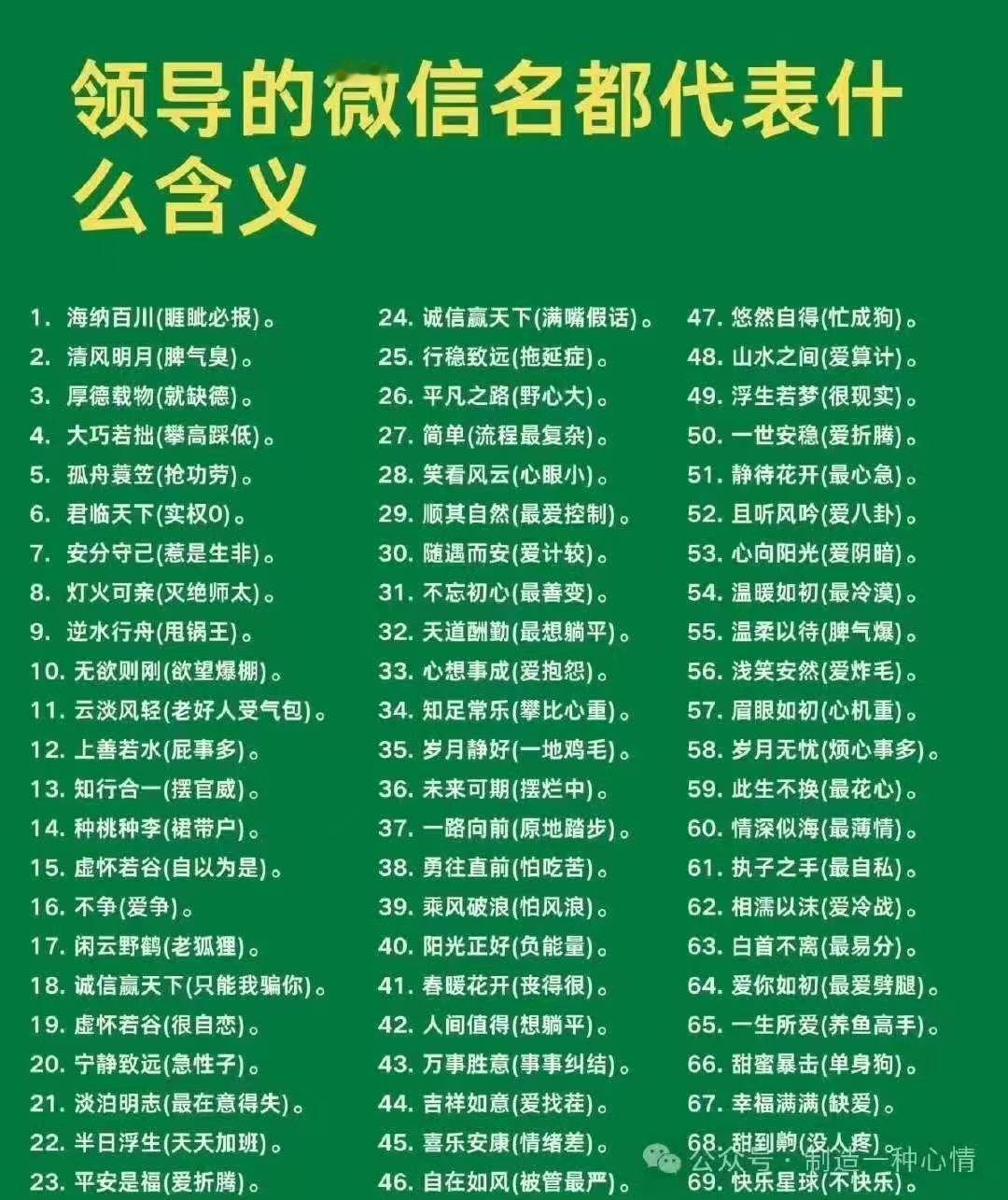 这些含义很丰富啊！