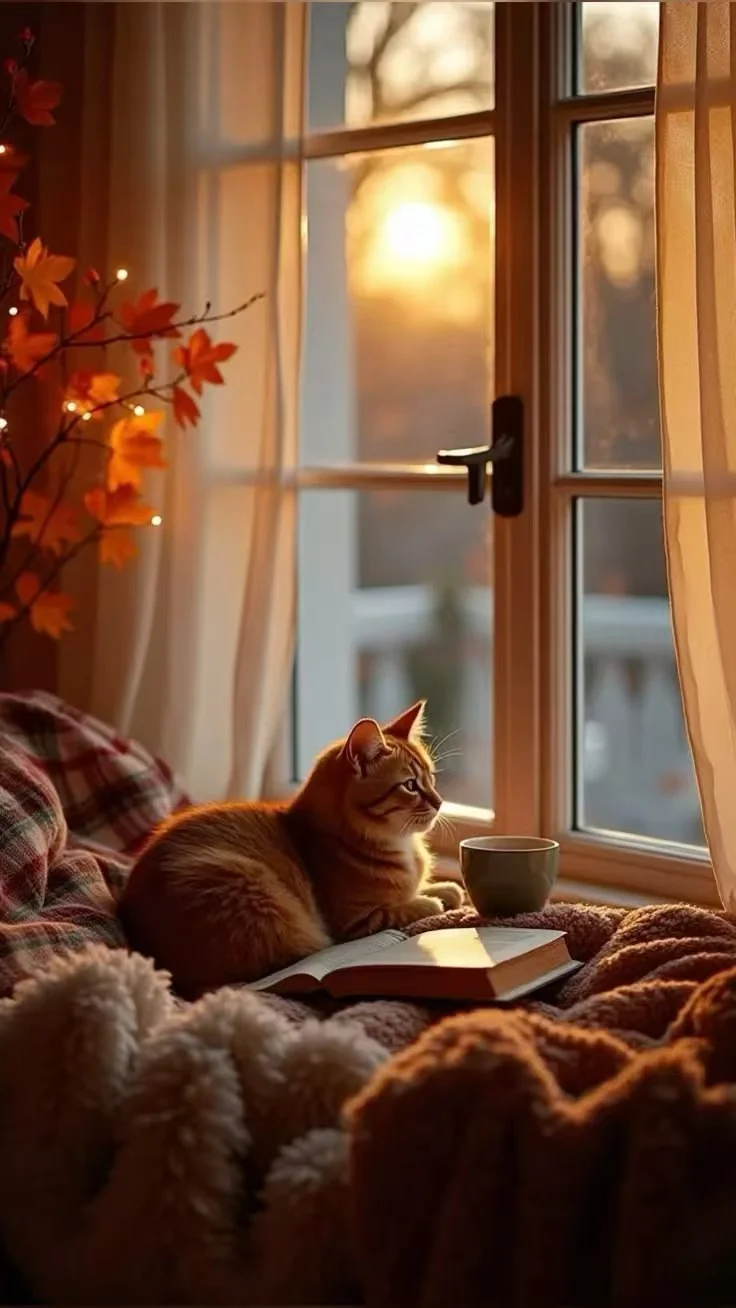 是谁也喜欢猫和秋🍂🍂🍂