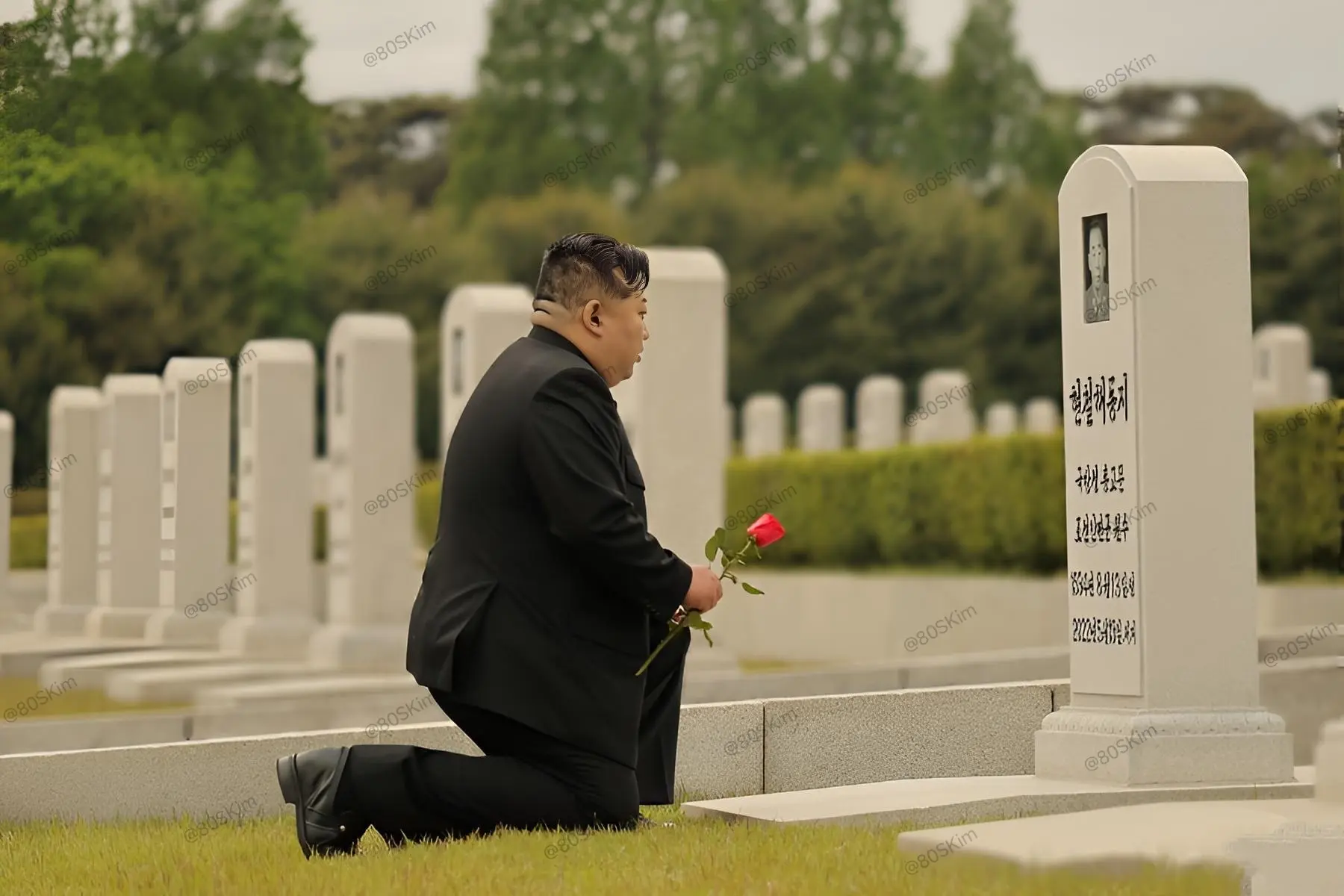 “您走以后，这世间在无一人如孩子般待我”如师如父，将军落泪哽咽“正恩也...