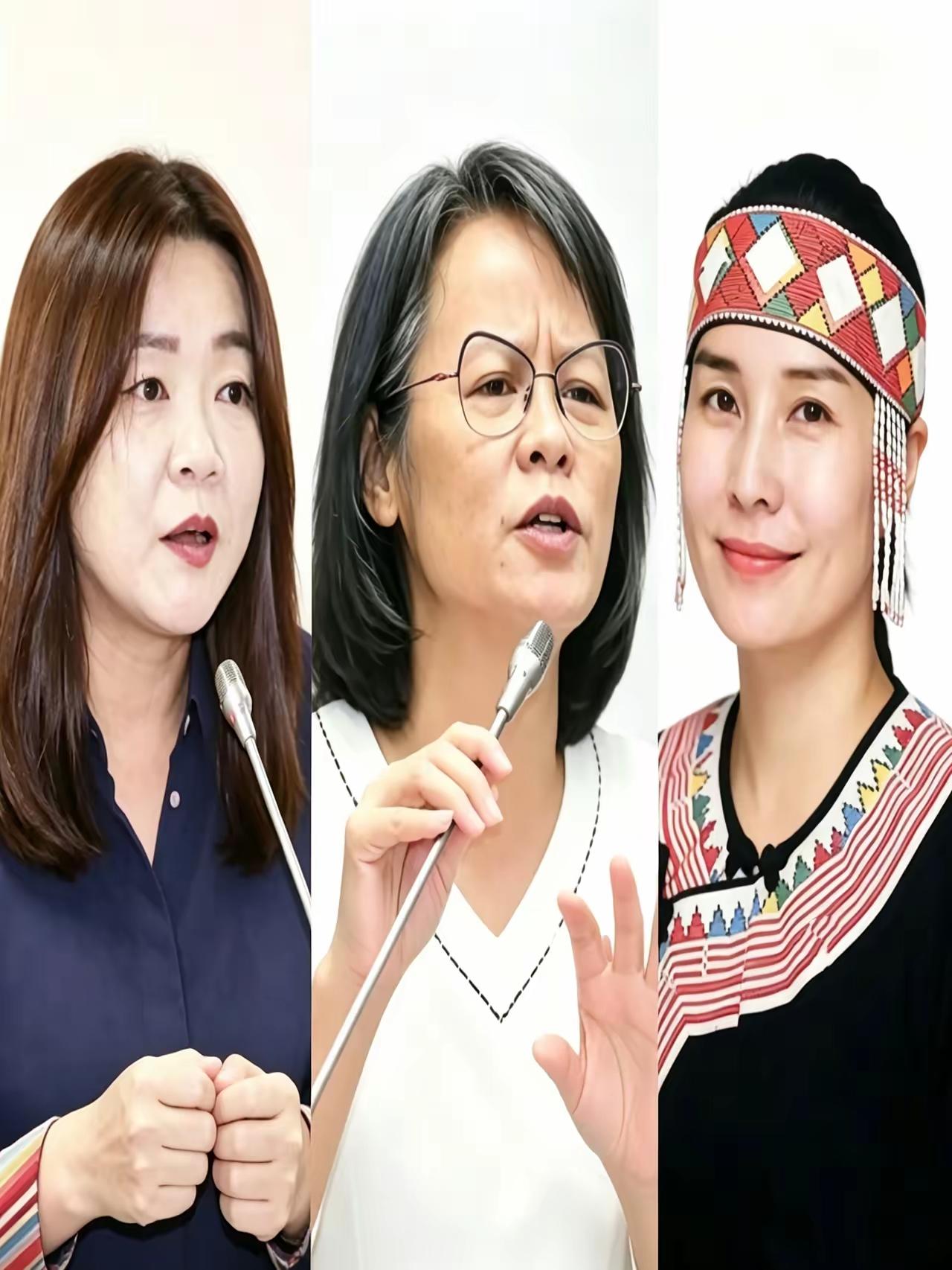 在台湾地区军购案正式三读通过的关键节点，台湾政坛三位女将站了出来，主动向争议极大