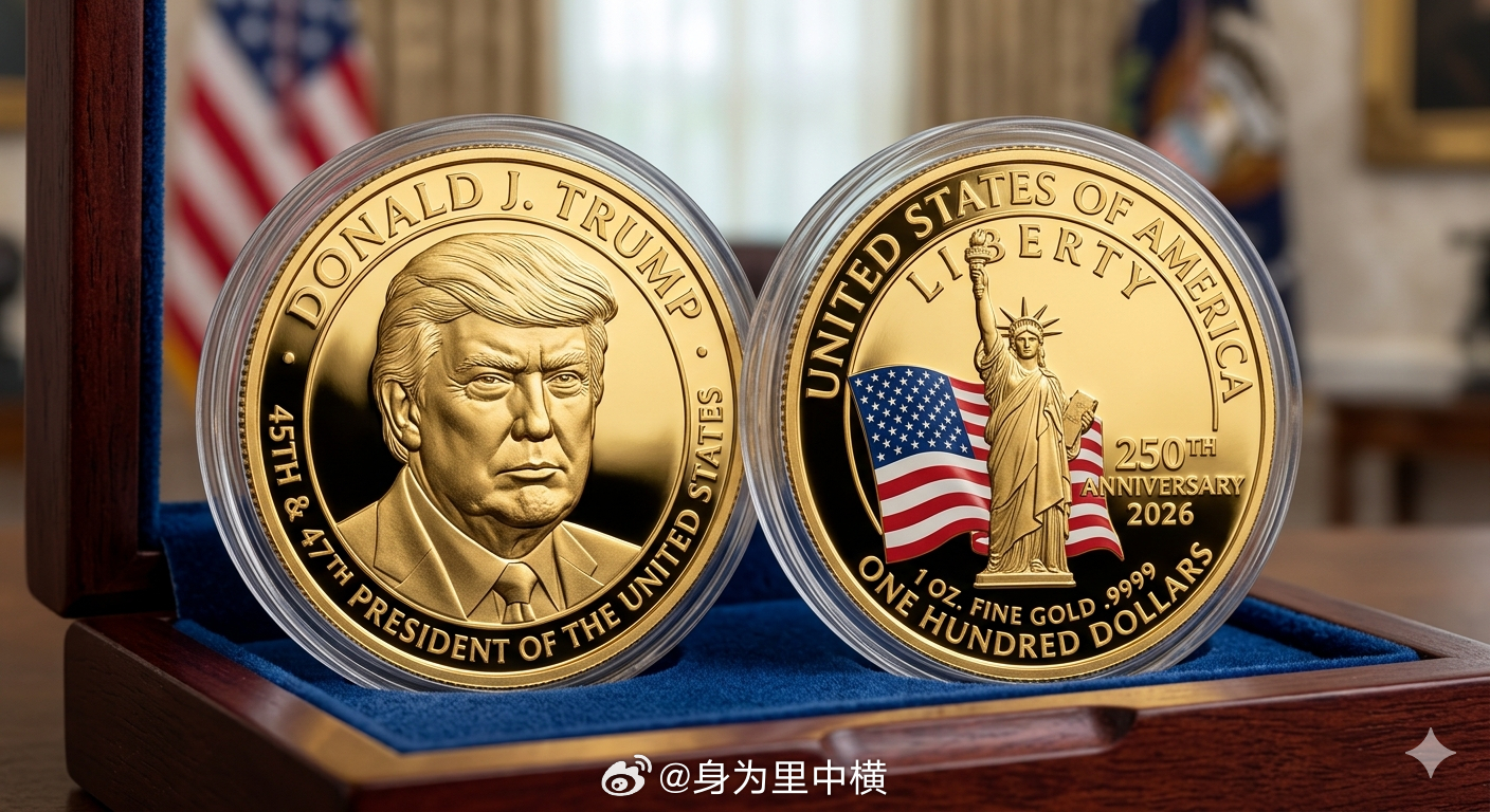 【特朗普主题24K金币获批发行：规避法律限制定位收藏品】由特朗普任命的联邦艺术委
