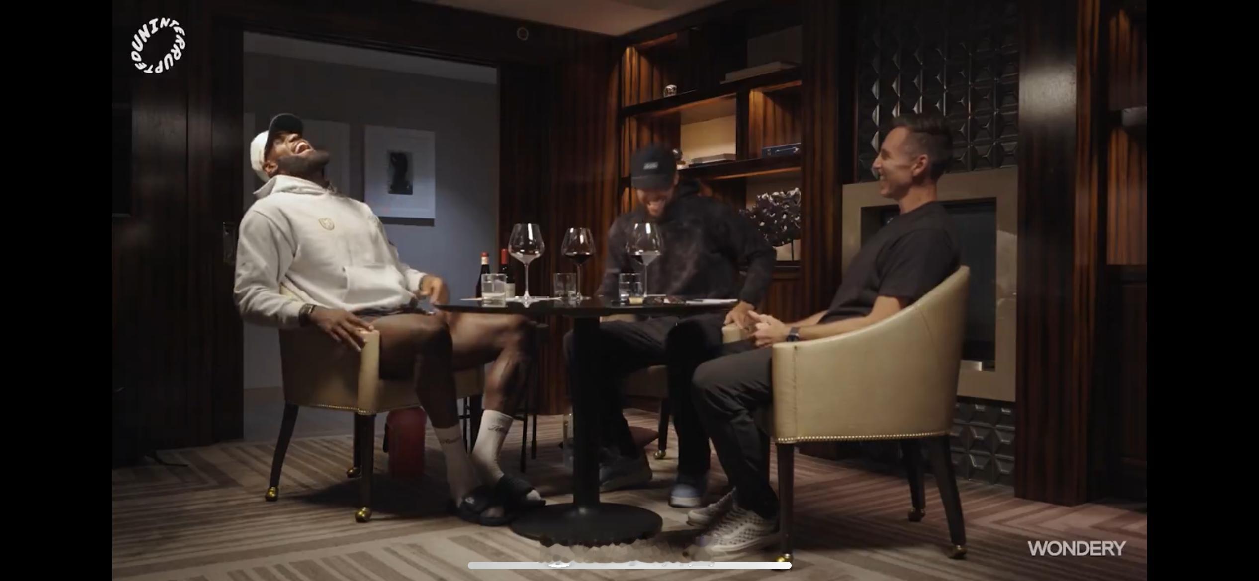 库里上Mind The Game，仨人聊嗨了非常开心，纳什自曝是库里给他打退役了