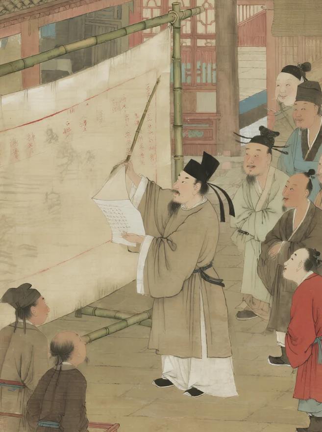 古时候的放榜日有多热闹？皇帝亲口点名，状元、榜眼、探花瞬间C位出道！下一秒直接骑