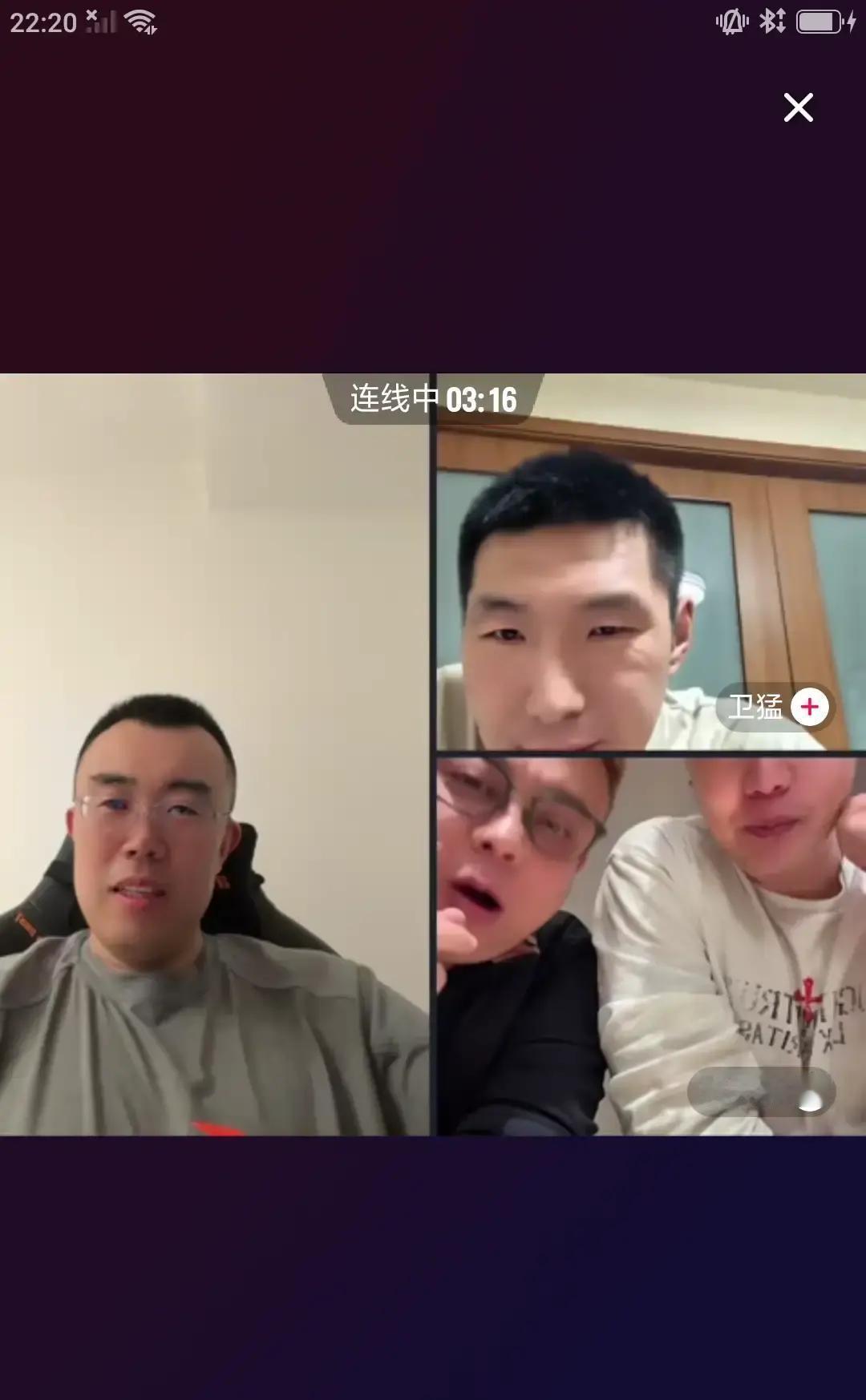 昨晚，刚刚退役不久的辽篮队长韩德君在抖音开启直播，直播间人气瞬间破万。当大韩和直