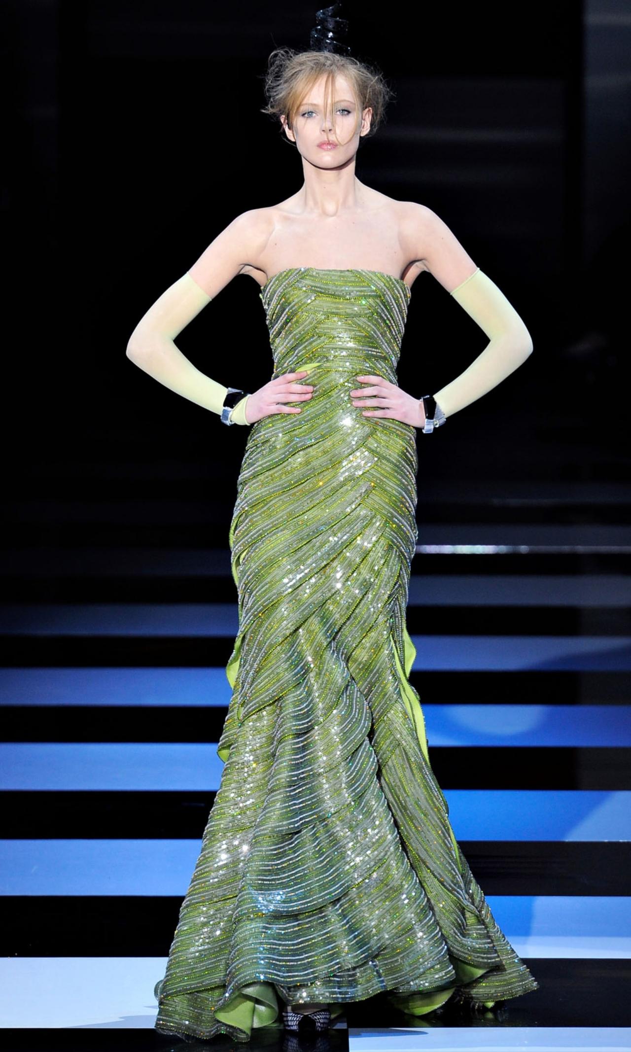秀场回顾 | Armani Privé 2012春夏高级定制系列：新古典主义，优