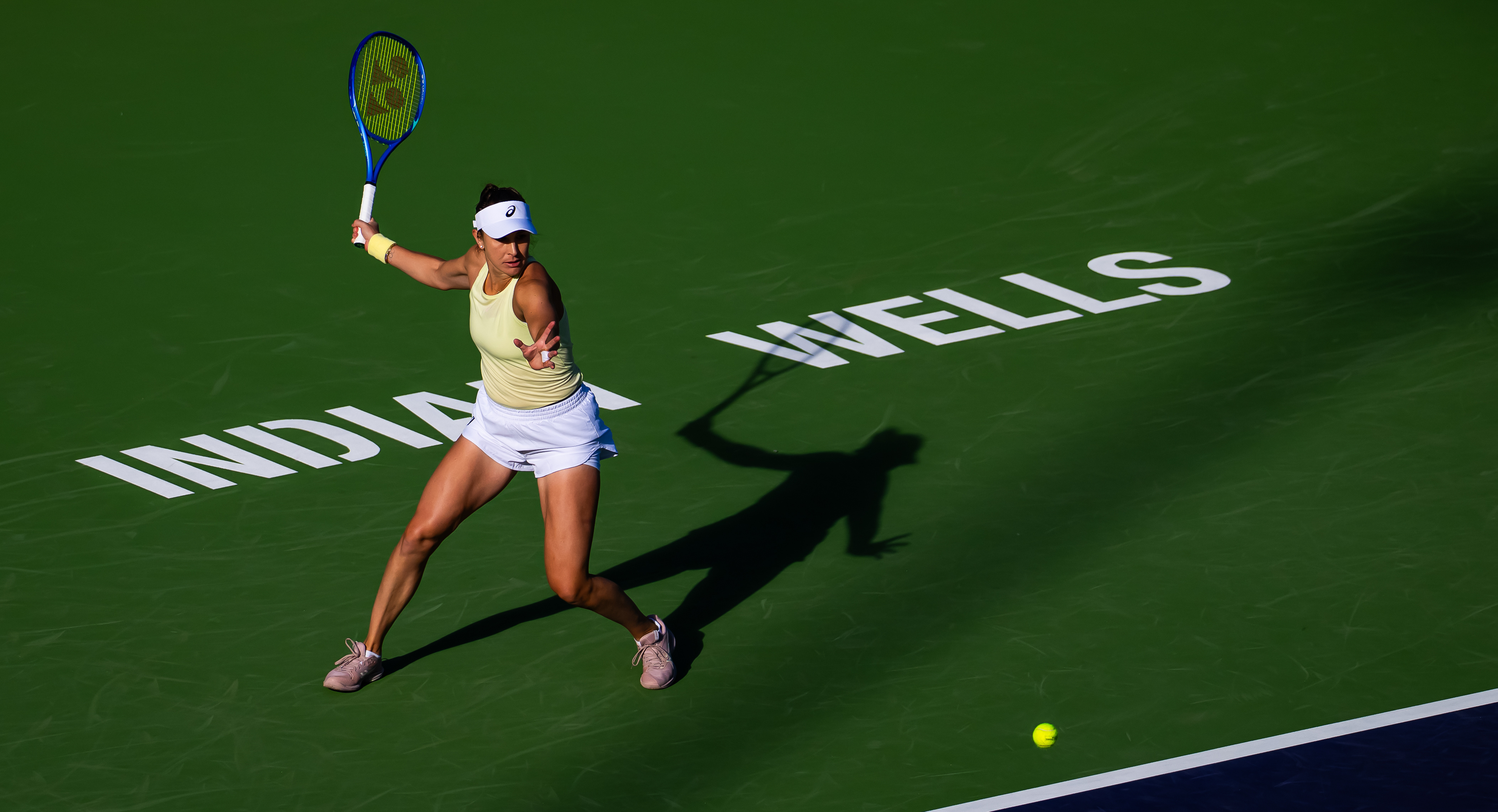 WTA1000印第安维尔斯站首轮，持外卡亮相的本西奇以6-1 6-1横扫玛利亚，