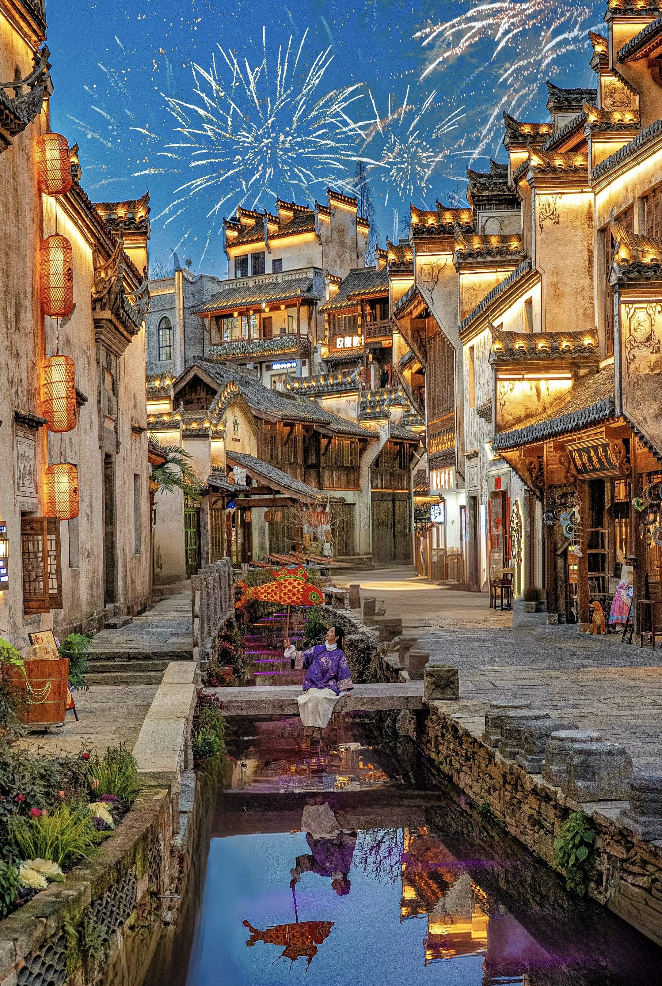 不用人挤人‼春节就来江西这个免费徽州老城…谁懂啊！春节不用挤热门景区 ...