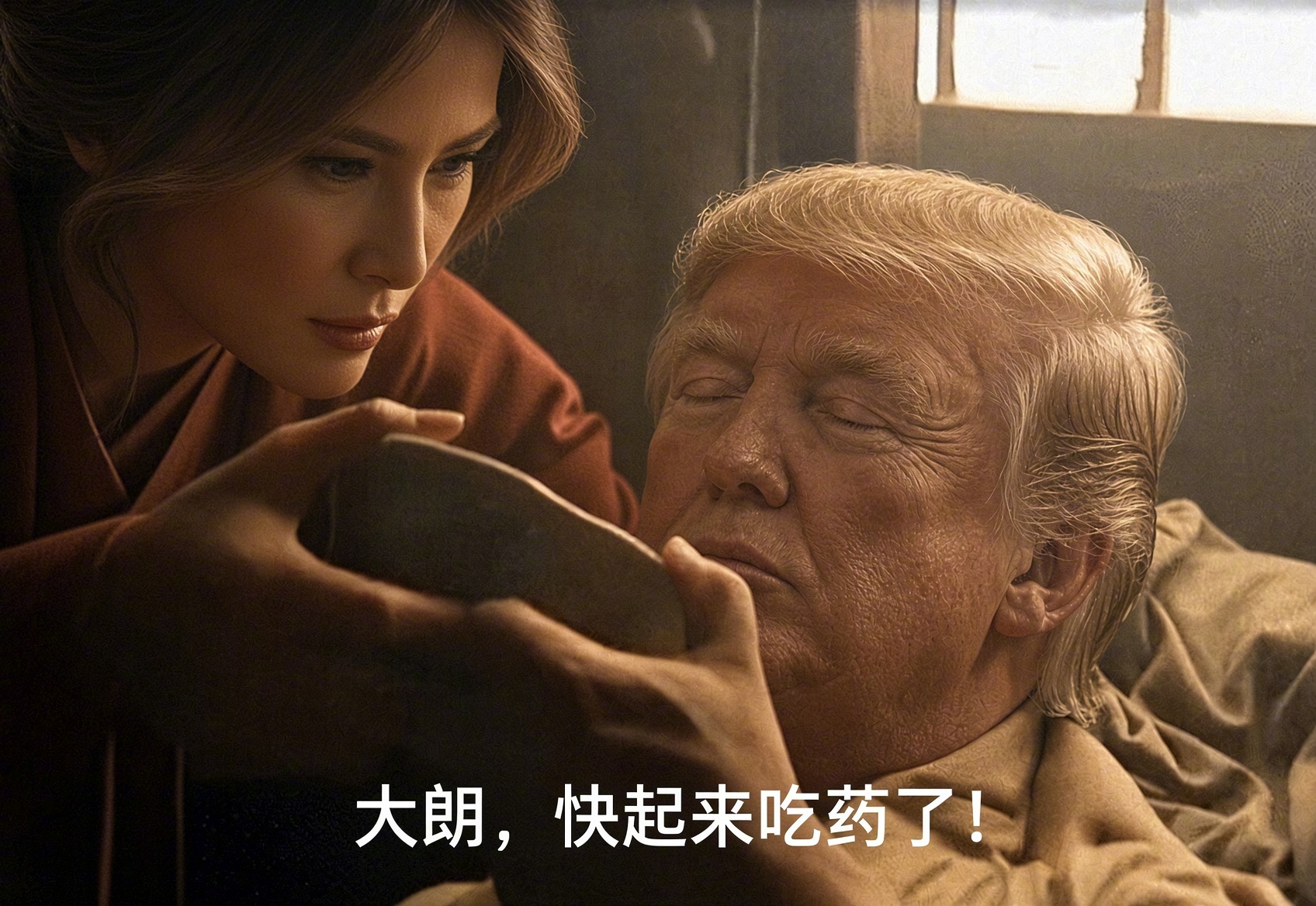 大朗，快起来吃药了！（据说大朗危矣） ​​​