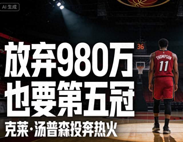 放弃980万也要走！36岁克莱投奔热火联手字母哥，他图的不是钱