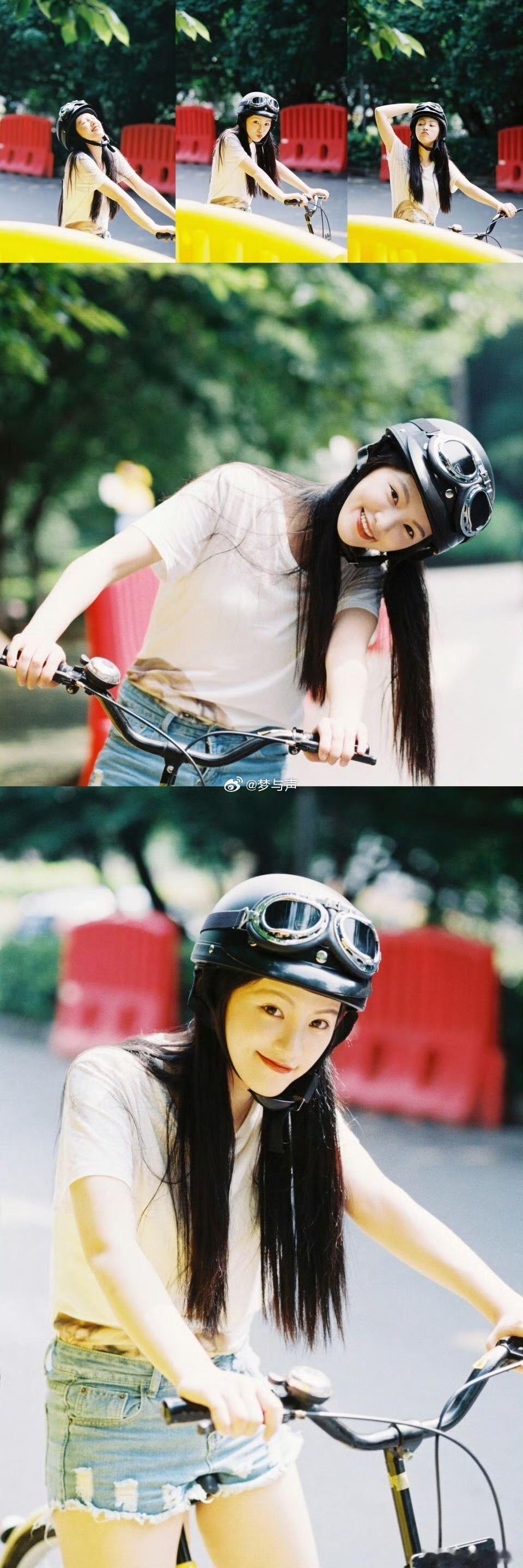 黄灿灿梦回武大校花 樱花树下的照片拍过很多人，但只有她的那组成了经典。有些美，是