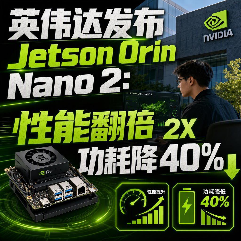 78 TOPS算力，性能翻一倍，功耗还砍掉40%，英伟达这次把Jetson Or
