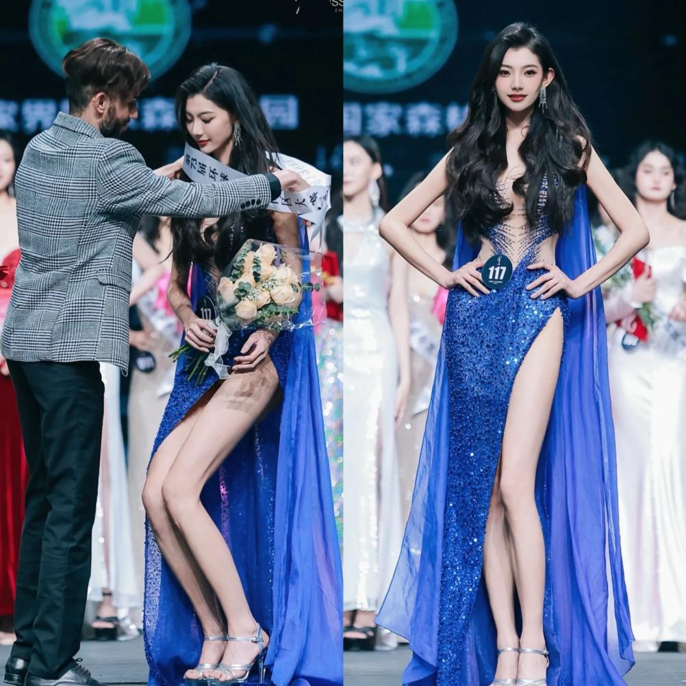 一个身高178cm的山东姑娘，
不仅拿了环球小姐中国区总冠军，
还是手握名校硕士