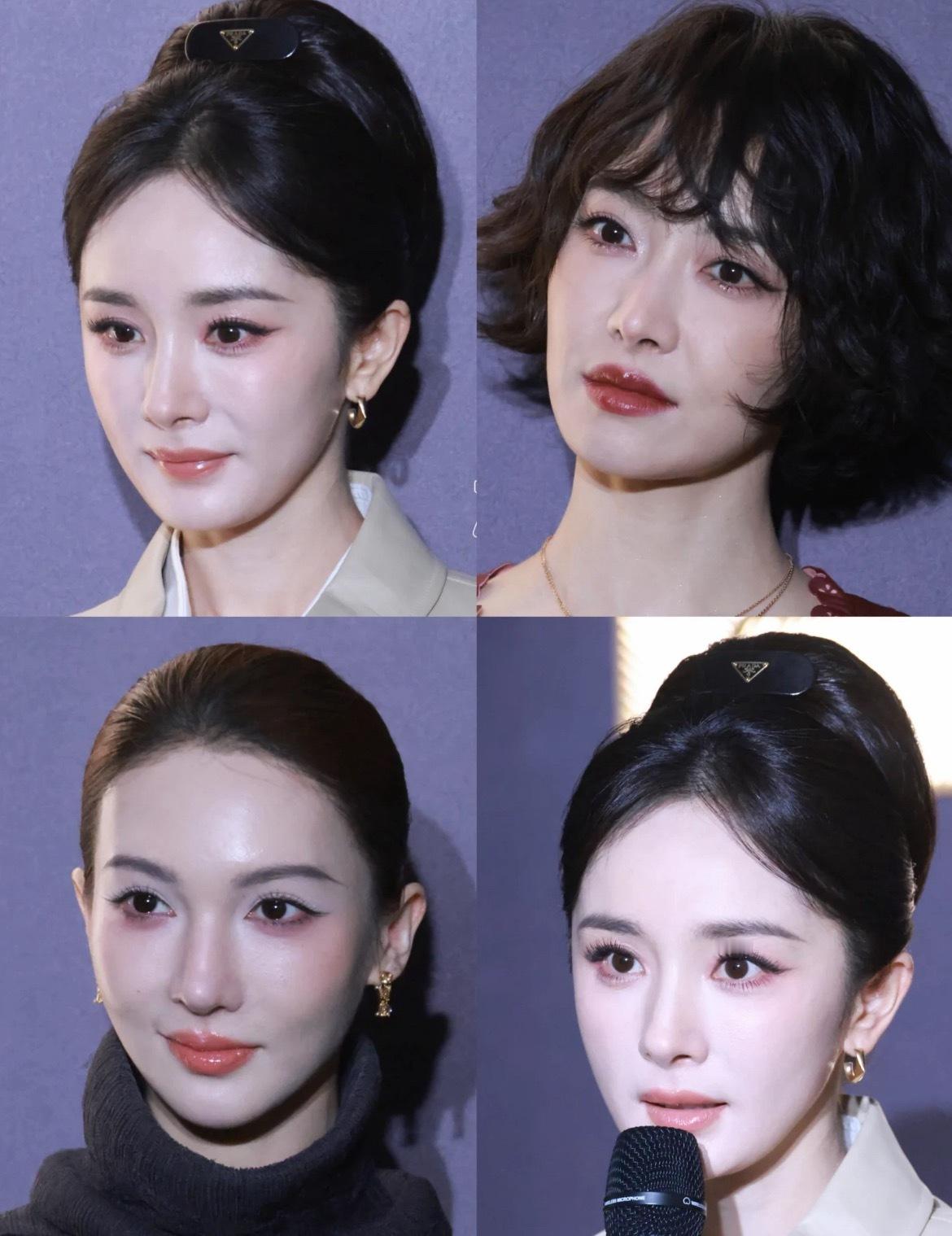 今日活动上的杨幂 宋茜 金晨生图三位女明星的状态都蛮不错的！ 