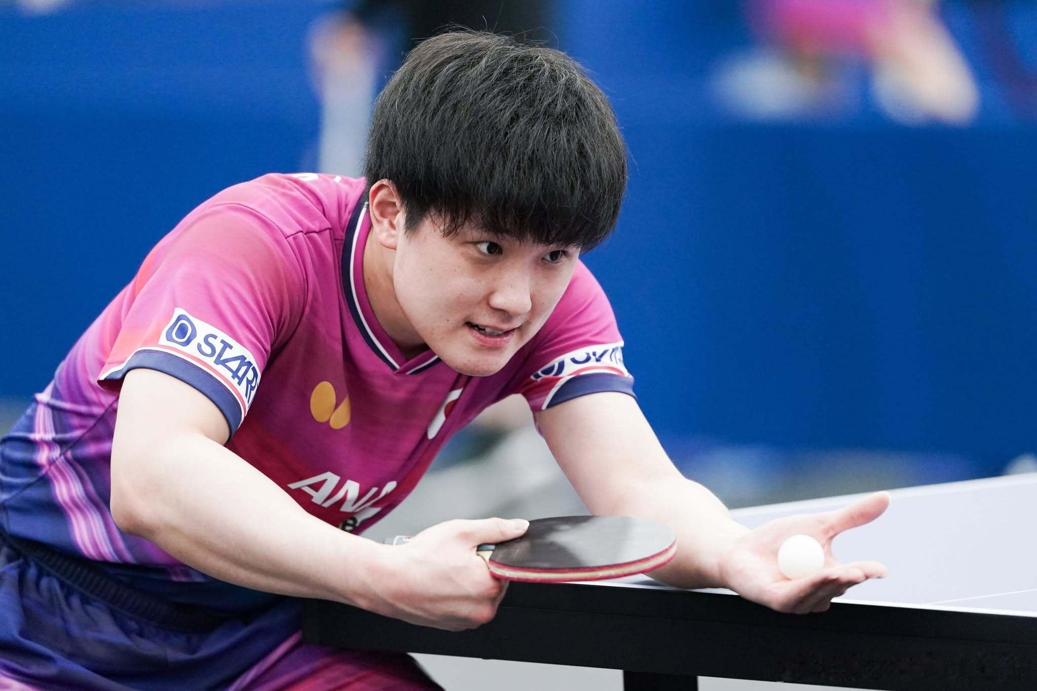 ITTF伦敦世乒赛2026张本智和 训练照一组。Cr: JTTA 
