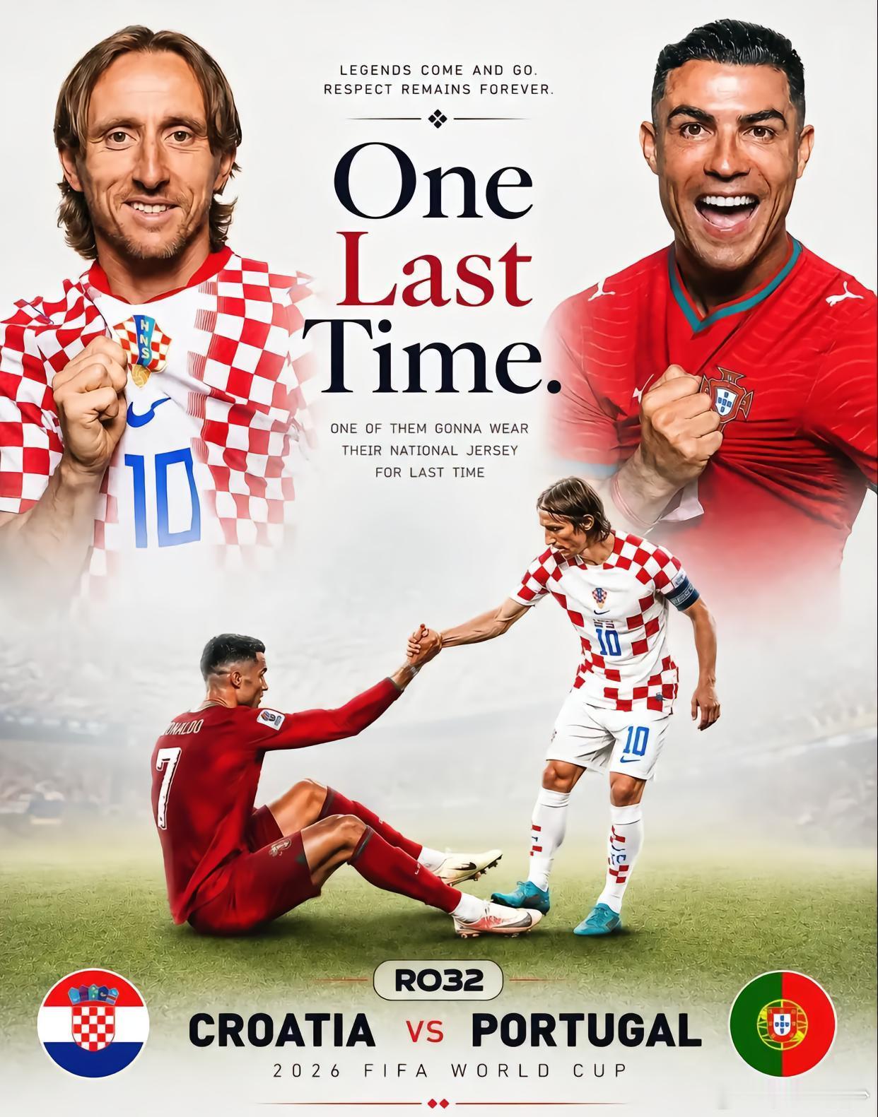 明早七点美加墨世界杯1/16决赛，皇马老友上演经典对决，葡萄牙迎战克罗地亚，C罗