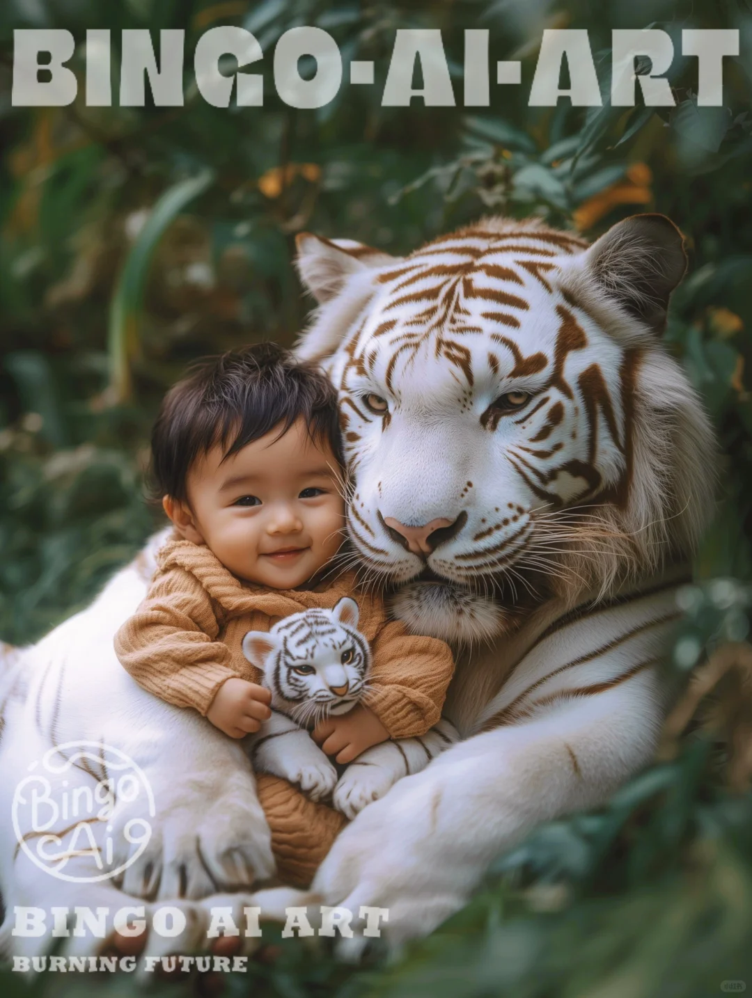 虎宝宝和他的守护神🐯日常晒娃